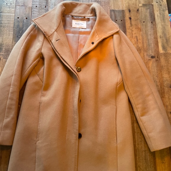 Aritzia Babaton Tan Wool Coat - Picture 3 of 3